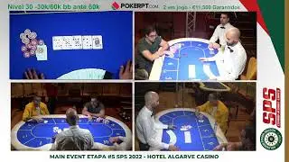 Dia 3 Main Event Solverde Poker Season 2022 - Hotel Algarve Casino