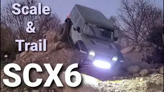 Axial SCX6 Scale and Trail...... An evening crawl at Crawler County RC crawler course