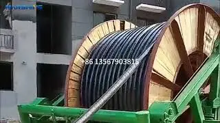 MARSHINE China Short Distance Transport Cable Drum Trailer Operations #cable #drums #trailer #tools