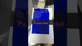 Pu base violet color. Gravure ink. #shorts #shortvideo #colorprinting #colorscheme