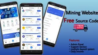 Make Your Own Crypto Mining Website || Mining Website Free Source Code