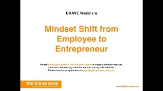 Mindset Shift from Employee to Entrepreneur