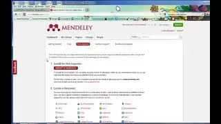 Adding references from the web to Mendeley