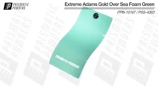 Prismatic Powders Extreme Adams Gold PPB-10167 Over Sea Foam Green PSS-4063