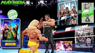 Величайший из всех времен, режим истории, завершение WWE MAYHEM