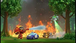 Forest Fire Rescue Mission 🚒 Wood Bridge Collapse | Robocar POLI Safety Series | Kids Cartoons