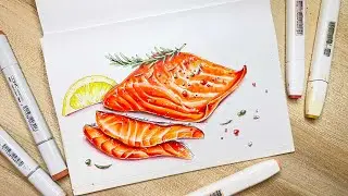 Learning how to draw with markers  #shorts #markertutorial #markerdrawing #copicdrawing