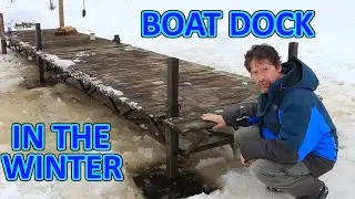 Installing a Dock in the Winter in the Canadian Wilderness