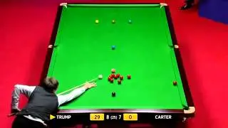 JUDD TRUMP vs ALI CARTER Frame 16