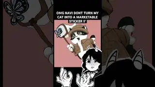 Monetized my Friends&rsquo; Cats by making them into job stickers #cats #stickers #speedpaint #catart #cat