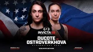 Invicta FC 58 on Wednesday, November 6 at 9 p.m. ET LIVE in Canada on Fight Network