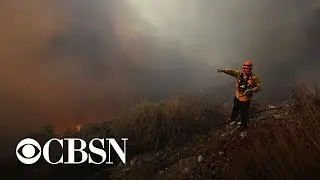 Tick Fire tears through Southern California