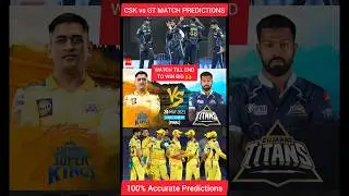 WHO WILL WIN? CSK vs GT | 100% Accurate Predictions 🙌💯 #shorts #youtubeshorts #viral #cricket #ipl
