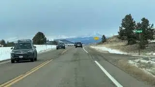 Scenic drive in Hartsel, Colorado