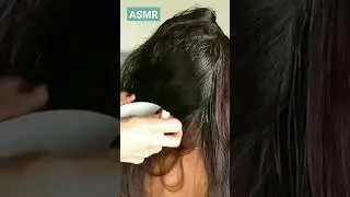 #asmr hair treatment with coconut oil #tingles #relaxing