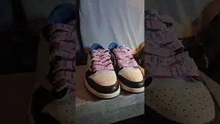 What do u think of Travis Frag W/ BornXRaised Laces #Jordan #Nike #Kicks