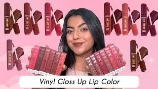 *NEW* Insight Cosmetics Vinyl Gloss Up Lip Color Review & Swatches ALL 14 Shades😍✅ #insightcosmetics