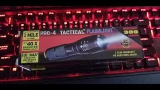Pro 4 Tactical Flashlight In depth Review