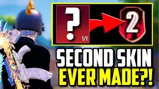 USING THE SECOND EVER SKIN IN PUBG MOBILE!!