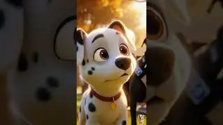Dalmatian dog's dream of growing up to be a police officer#dog#dalmatian #xuhuongyoutub #viralvideo