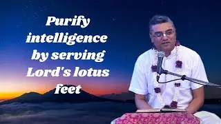 15th Sep. '23| H.G. Ras Parayan Prabhu | Purify intelligence by serving Lord's lotus feet | ISKCON.