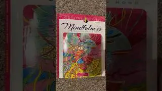 ASMR Tapping On A Mindfulness Coloring Book #ASMR #Shorts