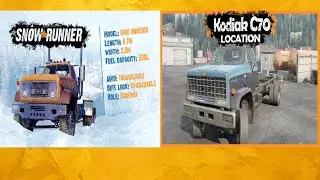 SnowRunner | GMC MH9500 | Finding the Garage, Alaska Pipe Construction | Driving Career | Ep-4