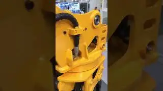 JIANGTU wood log grapple grabber for excavators at the exhibition