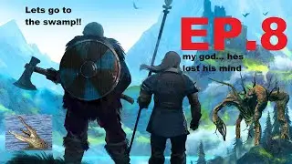 Valheim Gameplay- ep 8 exploring, and ESCAPING the swamp