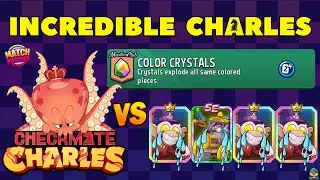 DIAMOND CHECKMATE CHARLES KNOCK DOWN PREMIUM BOOSTERS | Match Masters Color Crystals + Super Sprint