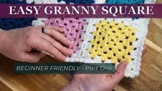 Tiny Skein Big Warmth Blanket - Part 1 | Crochet Scrap Yarn Granny Squares For Your Cozy Blanket