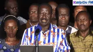 Raila calls off demonstrations