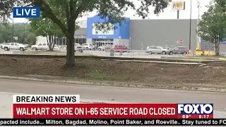 Mobile Fire-Rescue investigating an electrical problem at Walmart on I-65