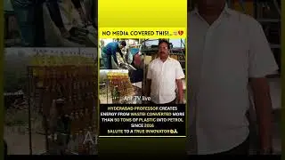 HYDERABAD PROFESSOR CREATESENERGY FROM #motivation  #viral #shorts