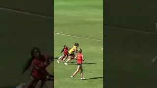 Elaine Grigg is a tackling MACHINE!