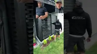 Unique privacy wall for your backyard patio or deck