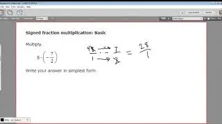 Signed fraction multiplication - basic