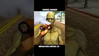 Zombie Smoked 🚬 | Indian Bike Driving 3d 💥 | #zombie #ibd3d #gamingshorts