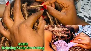 ASMR RELAXING SCALP SCRATCHING | FAN SOUNDS | RELAXING GUM CRACKING | NAILS ON SCALP
