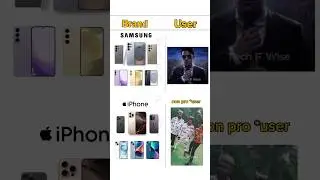 Two different types of users #samsung #apple #comedy #funny #trending #memes #lol #meme #fyp #trend