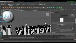 How to creat 3D text in Maya 2016 easily