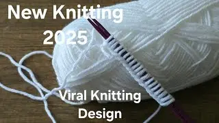 My Grandma Fell in Love with This Knitting Stitch! 😍 Everyone Loves This Easy 2-Necklace Pattern!