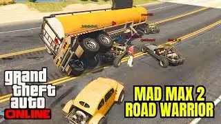 Mad Max 2 Road Warrior Protect the Tanker #capture #gta5 #gtaonline #gta5online #madmax #tanker