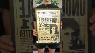 Link in Bio 🔗 #shorts #harrypotter #poster #art