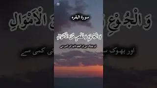 Relaxing quran recitation | Learn Tilawat easily | #quranrecitation#shorts