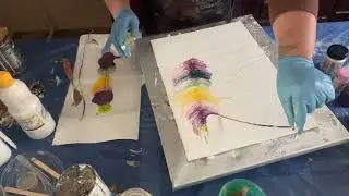 #DIY - #Acrylic - #Feather string pull #24