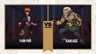 Fight Between [PAIN-PRO Vs RAIKAGE) - All Character | Mugen jump force V12