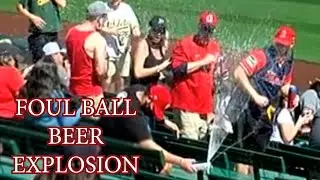 Foul Ball explodes beer, a breakdown