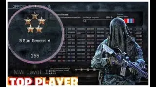 MODERN WARFARE : TOP RANK ACHIEVED LEVEL 155 ! MY THOUGHTS OF THE OFFICER RANK SYSTEM!