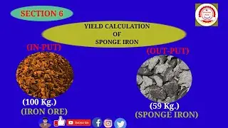 Yield Calculation of Sponge Iron💥 #yield #dri #spongeiron #status #yt #education #kiln #science